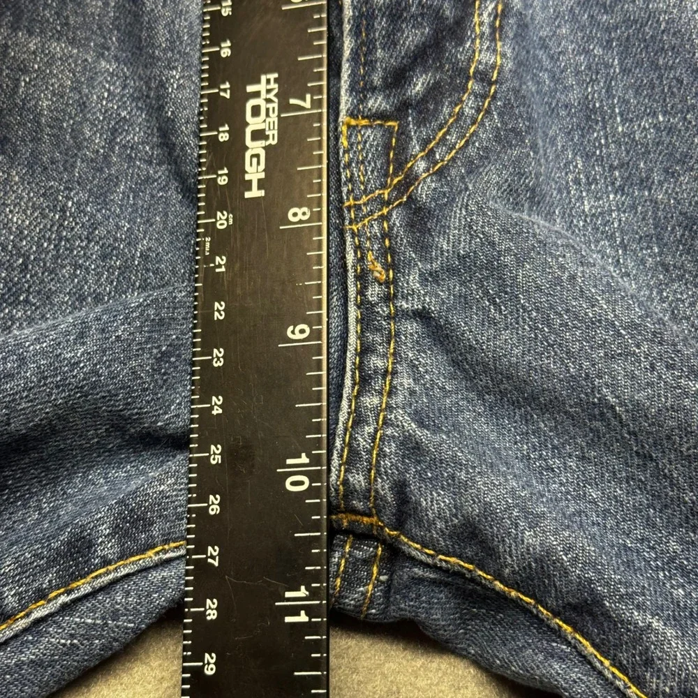 Polo Ralph Lauren Varick Slim Straight Jeans Mens 35x32 Blue Cotton Denim RL